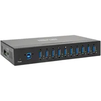 Tripp Lite TrippLite by Eaton 10-Port Industrie-USB 3.x (5Gbps) Hub - 20 kV ESD Immunität, Metallgehäuse, Montierbar