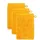 Waschhandschuh 15 x 20 cm gold 3 St.