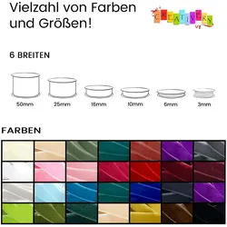 Creativery 25mm Samtband 5m Schleifenband Geschenkband Borten Stoffband Sand Beige
