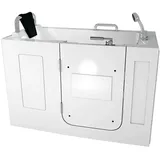 Acquavapore - Sitzwanne Whirlpool Badewanne Mit Tür S07wp-b-l 140x76cm