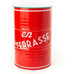 Tonneau En terrasse H90cm - Rot Rund Harz Amadeus
