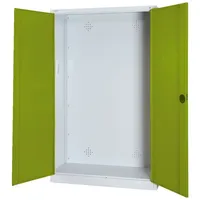 C+P Modul-Sportgeräteschrank mit Vollblech-Flügeltüren, HxBxT 195x120x50 cm, Ergo-Lock Muldengriff,