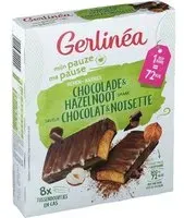 Gerlinéa Barres Chocolat & Noisette Barre 8x20 g