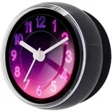 Sharplace wasserdichte Badezimmer-Uhr Mini Badezimmeruhr mit Silikagel Saugnäpfe zum Aufhängen, Funk-Badezimmeruhr, Küchenuhr, Baduhr, Quarz-Uhrwerk, feuchtigkeitsabweisend, 7 cm Stil c