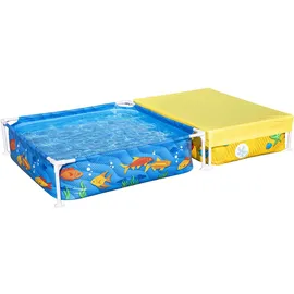 BESTWAY My First Frame Pool mit Sandkasten 213 x 122 x 30,5 cm