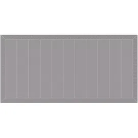 vidaXL Garten Essgruppe 7 pcs Hellgrau Polt Rattan - Hellgrau