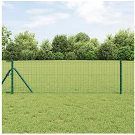 vidaXL Zaunpfosten 60 x 550 cm Grün/Stahl