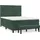 vidaXL Boxspringbett 140 x 200 cm Dunkelgrün