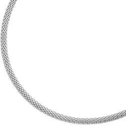 Smart Jewel Collier Mesh-Optik, Silber 925 Damen 