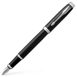 PARKER IM Black Lacquer Patronenfüller schwarz M (mittel)