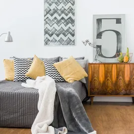 Relaxdays Schreibtischlampe Silber