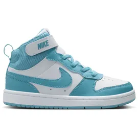 Nike Court Borough Mid 2 Kinder Weiß/Denim Turq 27,5