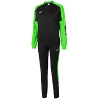 Joma Damen Eco Championship Trainingsanzug, Schwarz/Neongrün, L