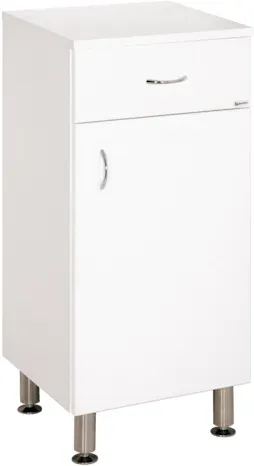 Keramia Pro Badezimmerschrank niedrig 35x79x33,3 cm weiß glanz PRON35LP