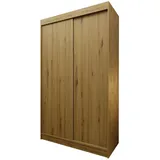 masseno Schwebetürenschrank SOFIA 120 x 216 x 61 cm Braun