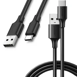 UGREEN USB-A USB-C 3A 3 Meter Datenkabel Kabel Ladeadapter schwarz