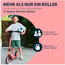 Hudora Scooter Up 200, FCBM RED RED - - Rot