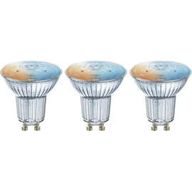 LEDVANCE SMART+ WiFi Technologie, Sockel GU10 Lichtfarbe änderbar (2700-6500K), Dimmbar, ersetzt Reflektorlampen mit 40 W,