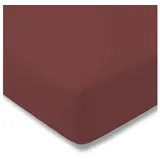 Estella Spannbettlaken Zwirnjersey 6900 200 x 200 cm burgund