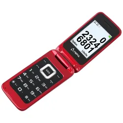 OLYMPIA Luna Senioren Mobiltelefon Handy mit großen Tasten Rot