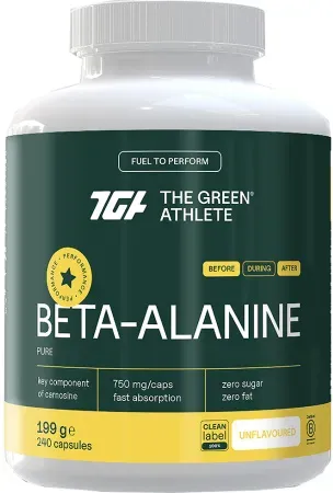 The Green Athlete Reines Beta-Alanin 240 Kapseln