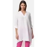 pm selected Damen Longbluse Romantische Musselin Oversized Tunika in Einheitsgröße PM10