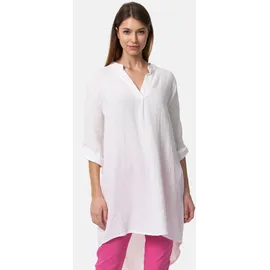 pm selected Damen Longbluse Romantische Musselin Oversized Tunika in Einheitsgröße PM10