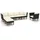 vidaXL Polyrattan Lounge Set 7-tlg. schwarz/cremeweiß