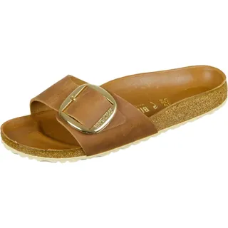 Birkenstock Madrid Big Buckle Nubukleder cognac 39