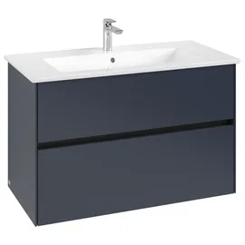 Villeroy & Boch V&B Waschtischunterschrank Collaro 96,1x61x48cm, WT mittig, marine blue