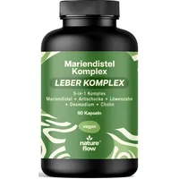 nature flow Leberkomplex Mariendistel Artischocke Löwenzahn Kapseln 90 St.