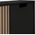 Schildmeyer Highboard Ryker 59,8 x 19,5 x 124 cm Schwarz