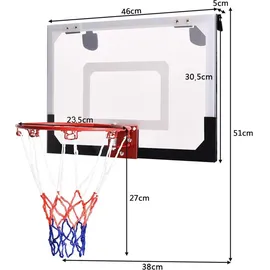 Costway - Basketballkorb Basketball-Set Backboard Basketball Basketballboard Basketballbrett