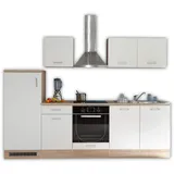 BASIC by Balculina Yourkitchen Küchenblock 270 cm, wahlweise mit E-Geräten weiß