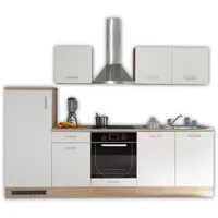 BASIC by Balculina Yourkitchen Küchenblock 270 cm, wahlweise mit E-Geräten weiß