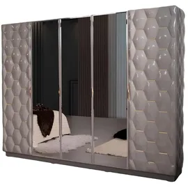 JV Möbel Kleiderschrank 62 x 220 x 252 cm Braun