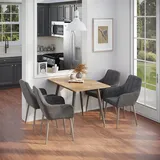 Vicco Beaver 80 x 75 x 70 cm Eiche/Greige