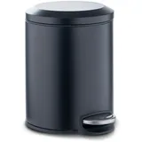 Home4You Treteimer 5 l Schwarz matt