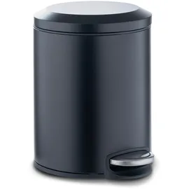 Home4You Treteimer 5 l Schwarz matt