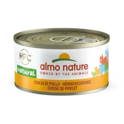 Almo Nature HFC Natural 70g Dose Katzennassfutter 24 x 70 Gramm Hühnerschenkel