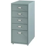 [en.casa] Kökar Schubladenschrank 28 cm x 69 cm x 41 cm grün
