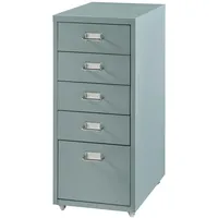 [en.casa] Kökar Schubladenschrank 28 cm x 69 cm x 41 cm grün