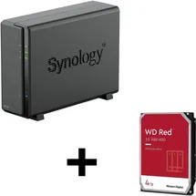 Synology DiskStation DS124 Leergehäuse rot