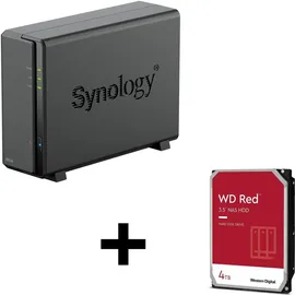Synology DiskStation DS124 Leergehäuse rot