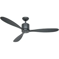 AEROPLAN ECO 132, Ventilator ohne Licht Licht Anthrazit und Schwarz, CasaFan