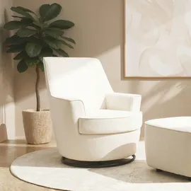 INOSIGN »HETTY, Drehsessel mit Wippfunktion, Lese-Sessel in Cord und Microfaser« 1 Stk. tlg. mit Federkern, auch im Set mit passendem Hocker