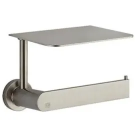GESSI Emporio WC-Papierrollenhalter mit Deckel, Wandmontage, 38855, Farbe: Finox Optik