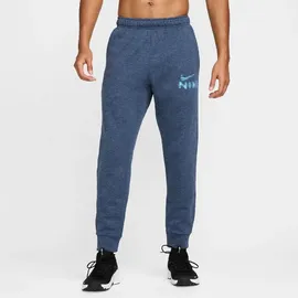 Nike Therma-Fit Fitness Herren Trainingshose, blau M
