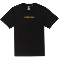 T-Shirt ELEMENT "Happy Camper", Herren, Gr. L, flint schwarz, [Hauptstoff] 100% Baumwolle, Kurzarm, Shirts