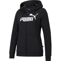 Puma Puma, Ess Logo Full-zip Hoodie, Schwarz, M